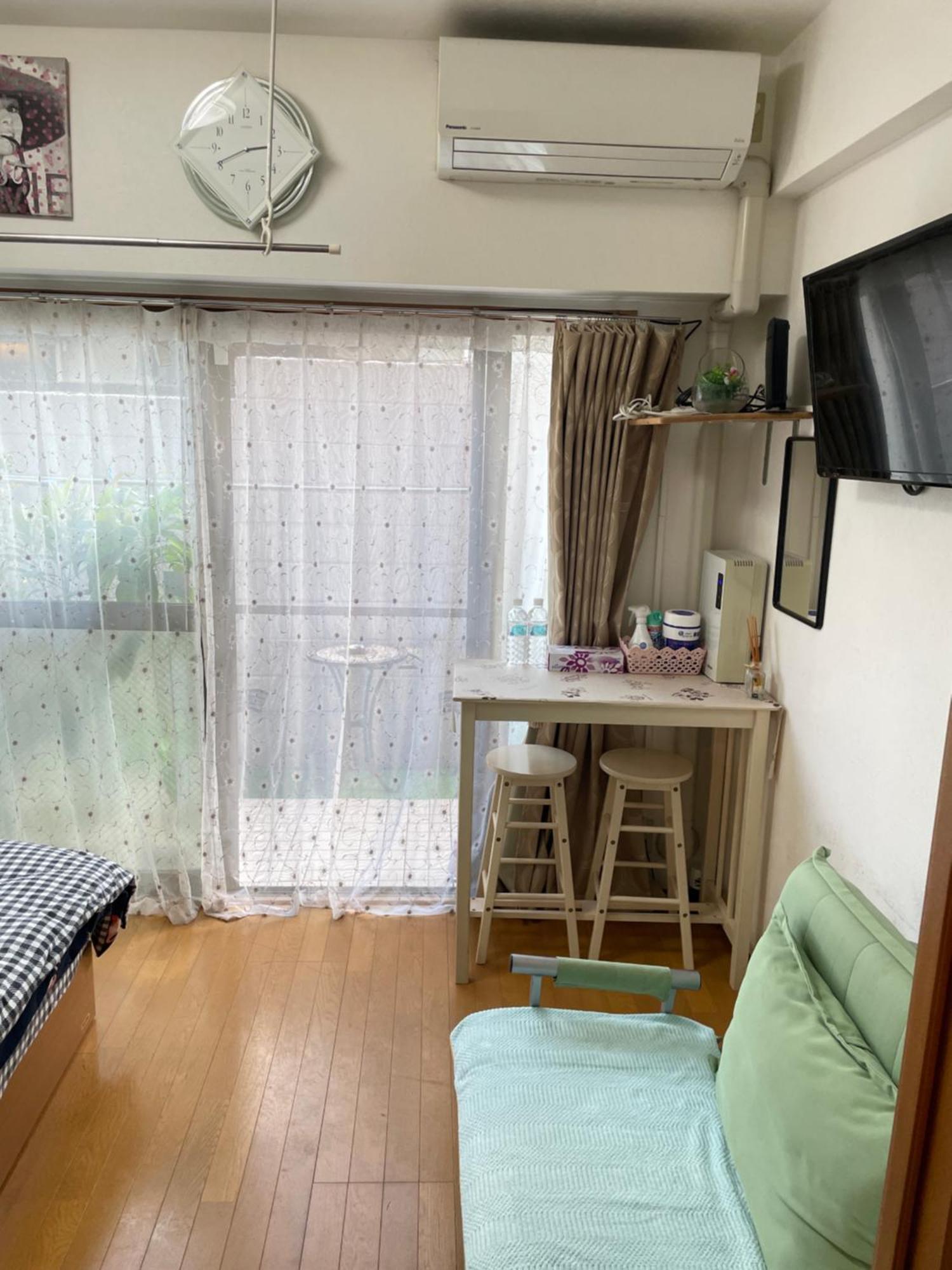 桜宿28 Square Meter King Size Bed With Sofa Bed, Garden Room Tokyo prefektur Exteriör bild