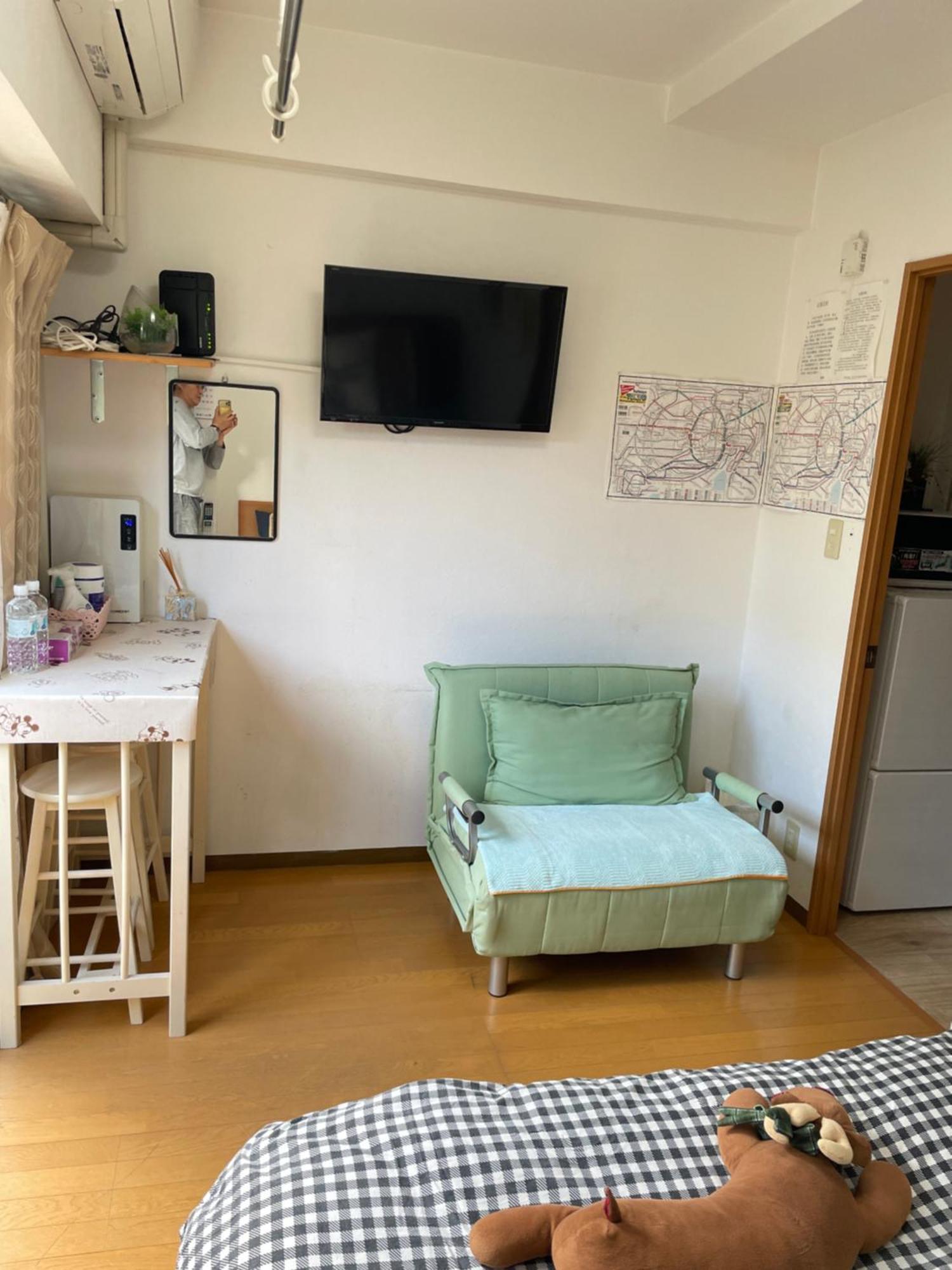 桜宿28 Square Meter King Size Bed With Sofa Bed, Garden Room Tokyo prefektur Exteriör bild